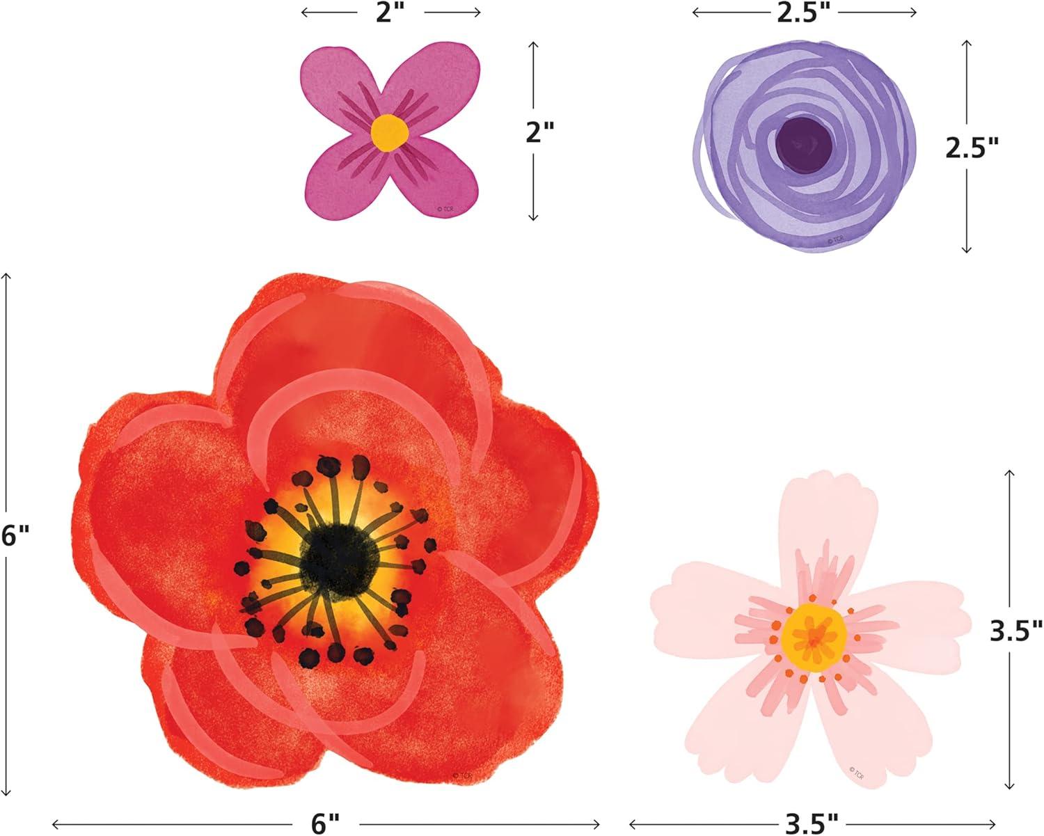 Teacher Created Resources Wildflowers Stickers (TCR7092)