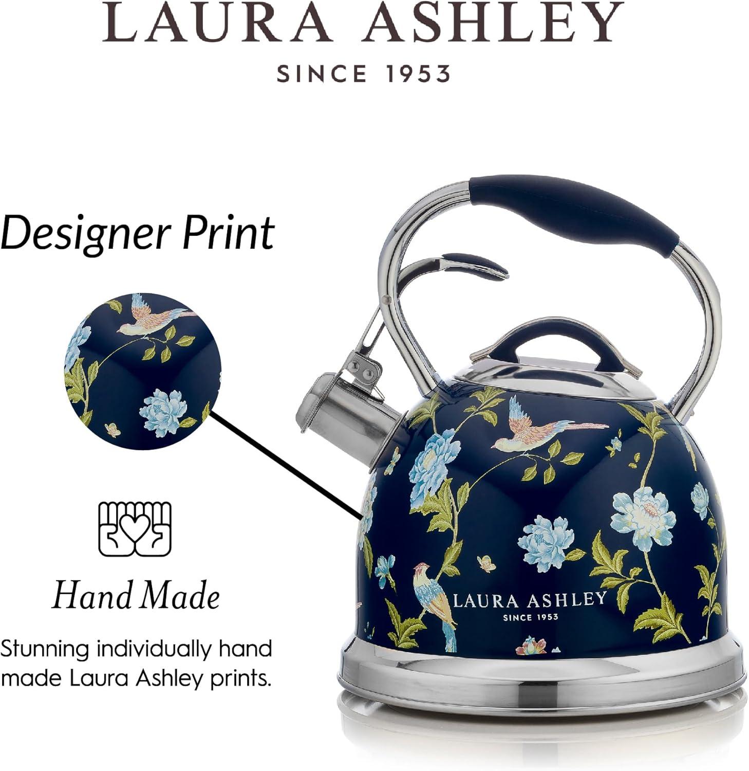 Laura Ashley 10-Cup Stove Top Kettle, Navy