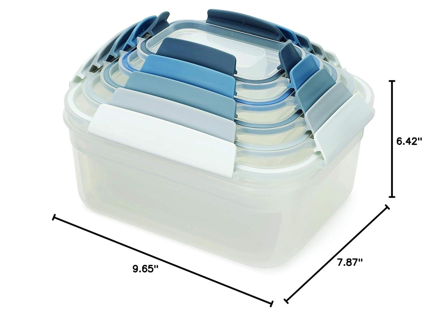 Joseph Joseph Joseph Joseph Nest Lock 10-Piece Food Storage Container Set, BPA Free