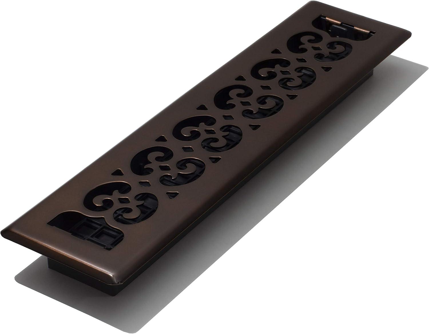 Rubbed Bronze 2x14 Rectangular Floor Register