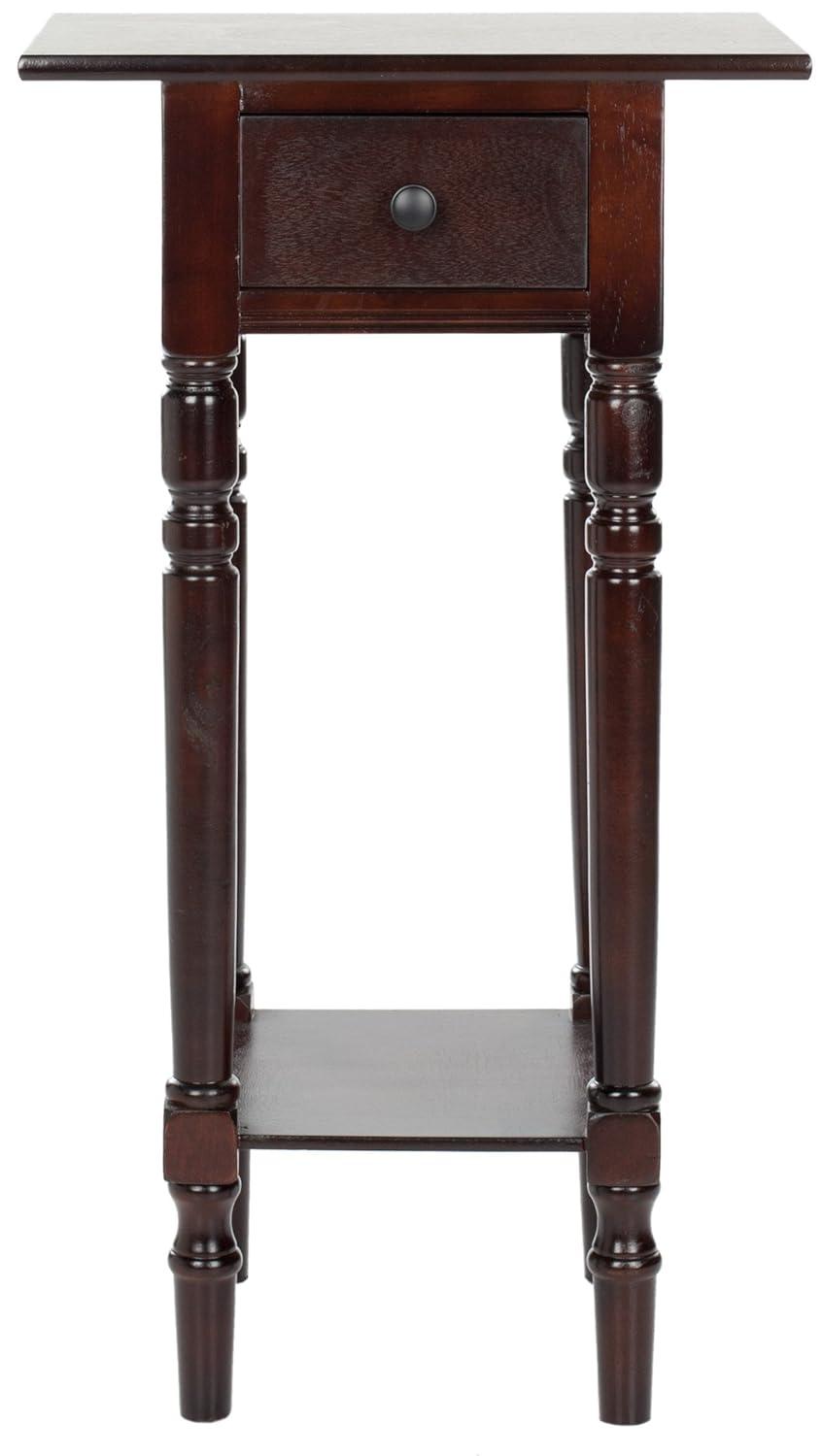 Sabrina End Table - AMH5704D - Dark Cherry - Safavieh Couture