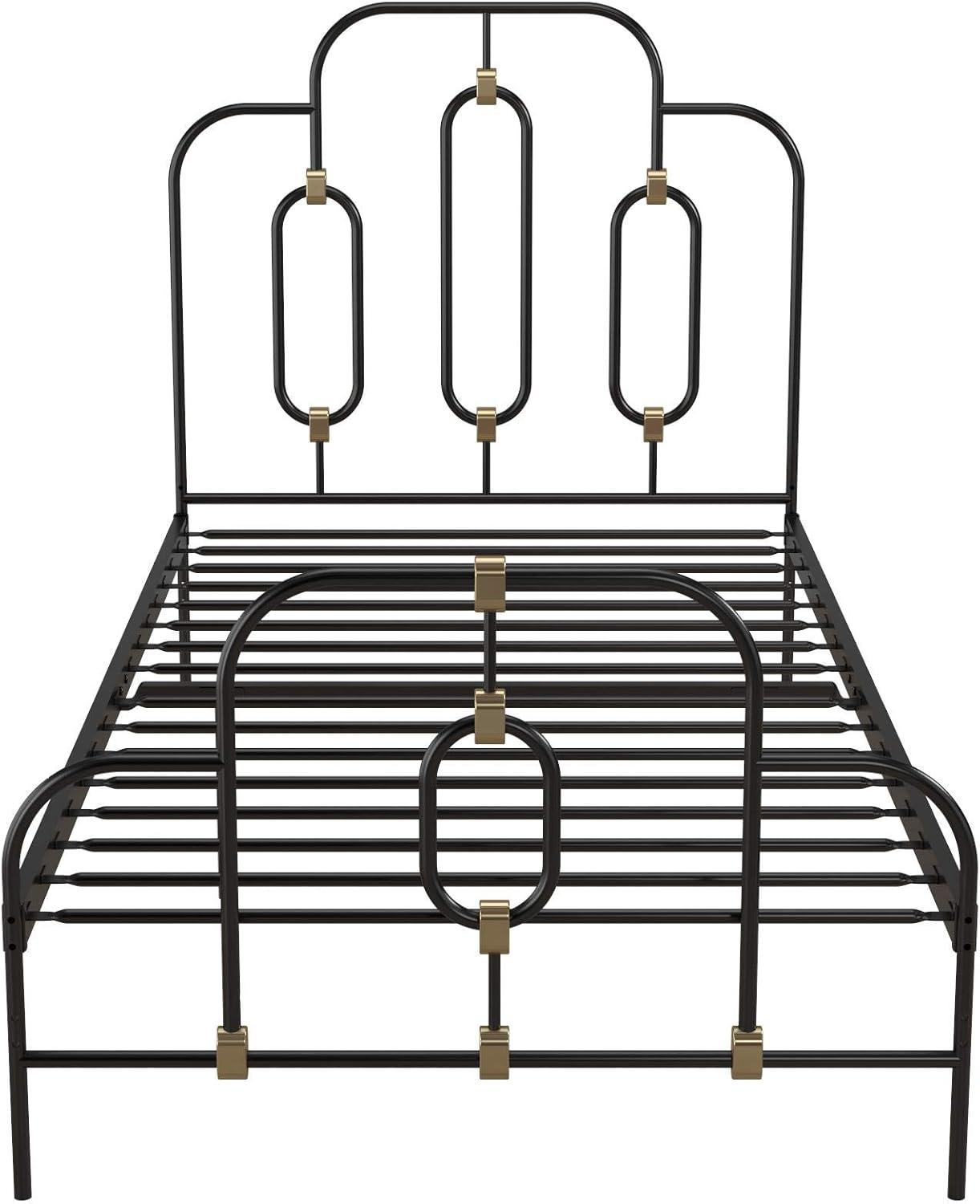 Olivia Metal Open-Frame Bed