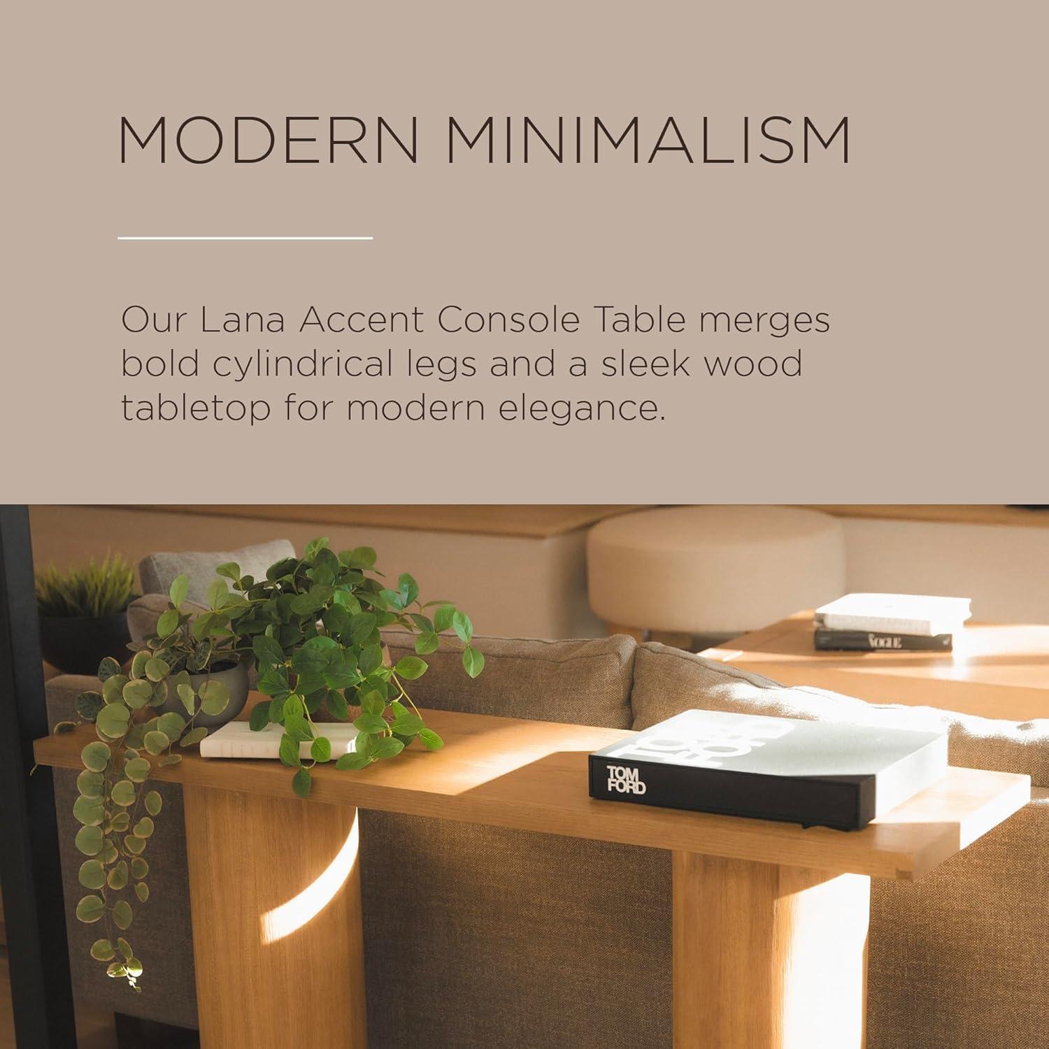 Maven Lane Maven Lane Lana Contemporary Wooden Console Table