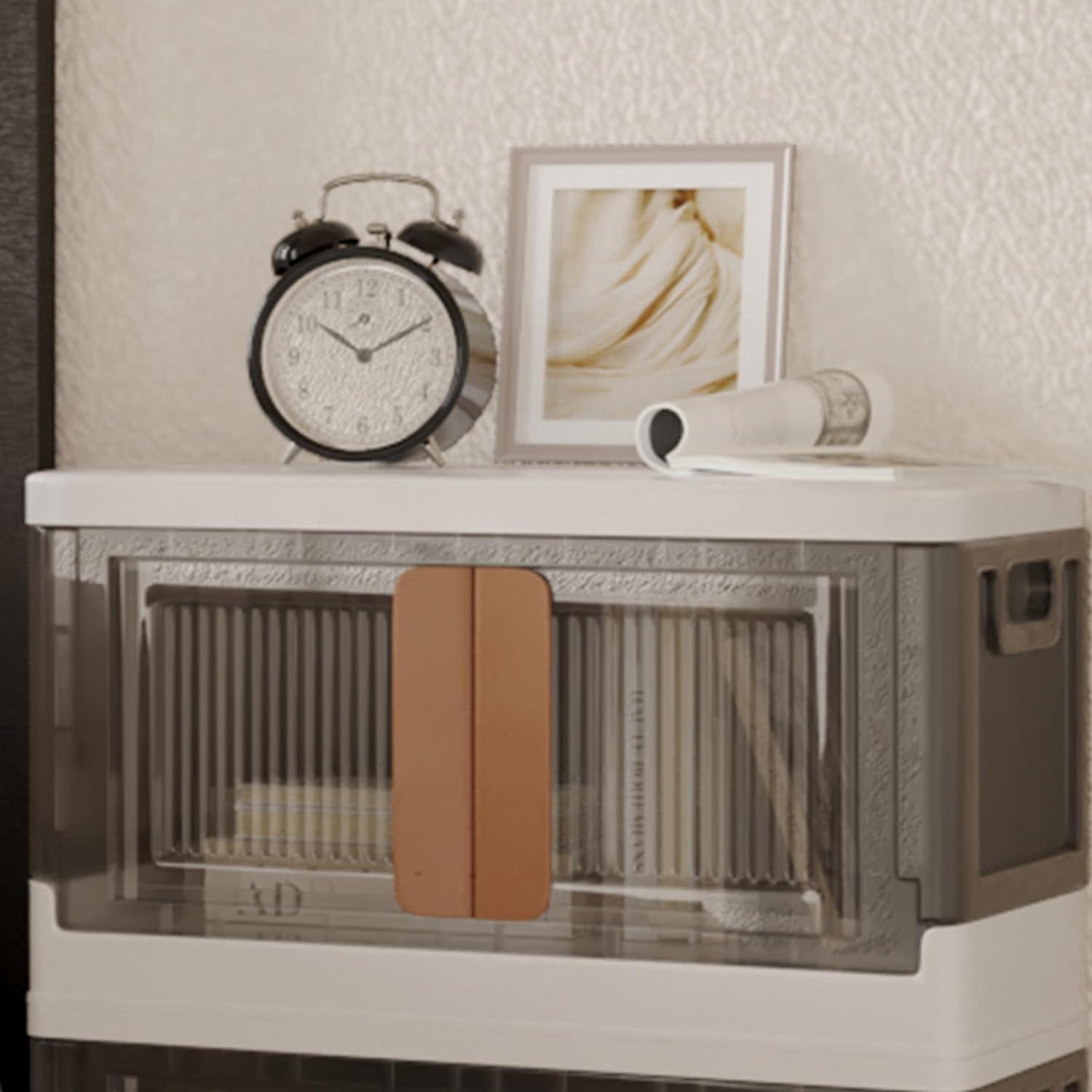 Home-Complete 8.4 Gal Foldable Storage Bin with Lid