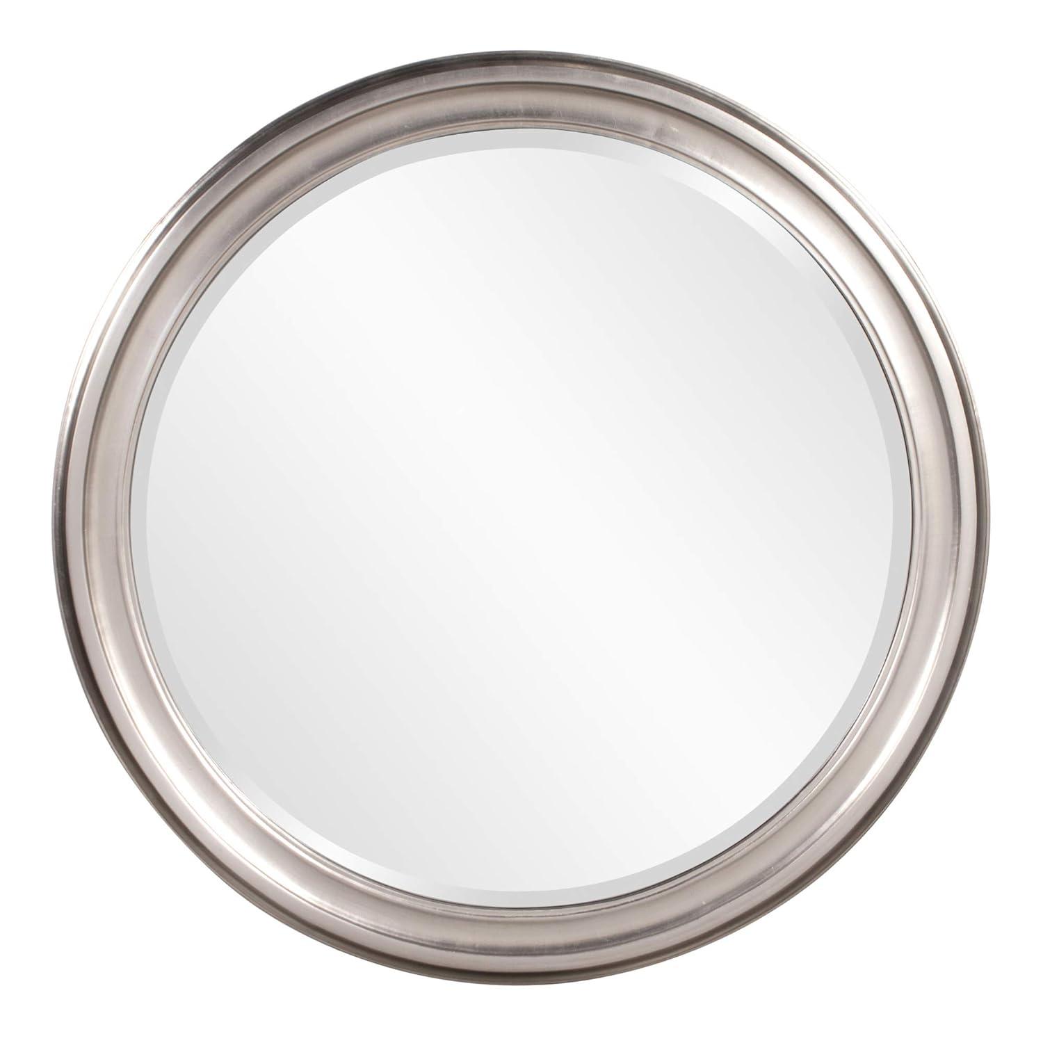 Tyler Dillon Round Bronze Wood Framed Wall & Accent Mirror - 36"D