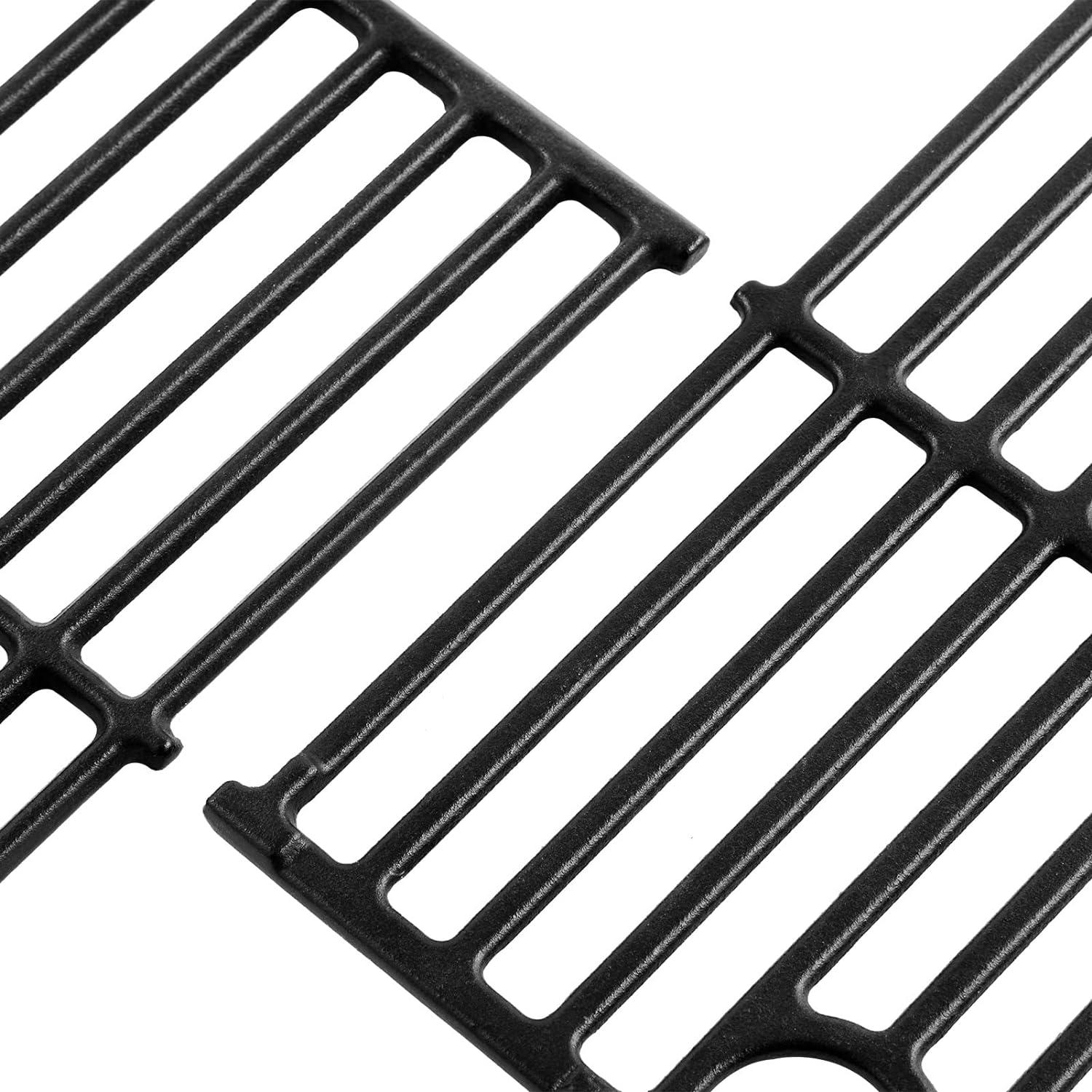 Matte Black Cast Iron Grill Grates for Char-Broil 6 Burner