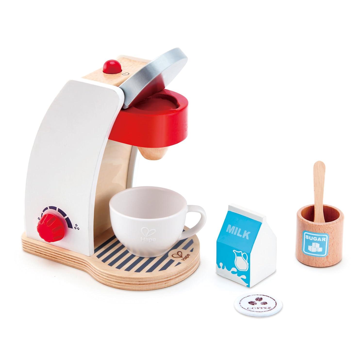 HaPe My Coffee Machine Kids Pretend Kitchen Appliance Set