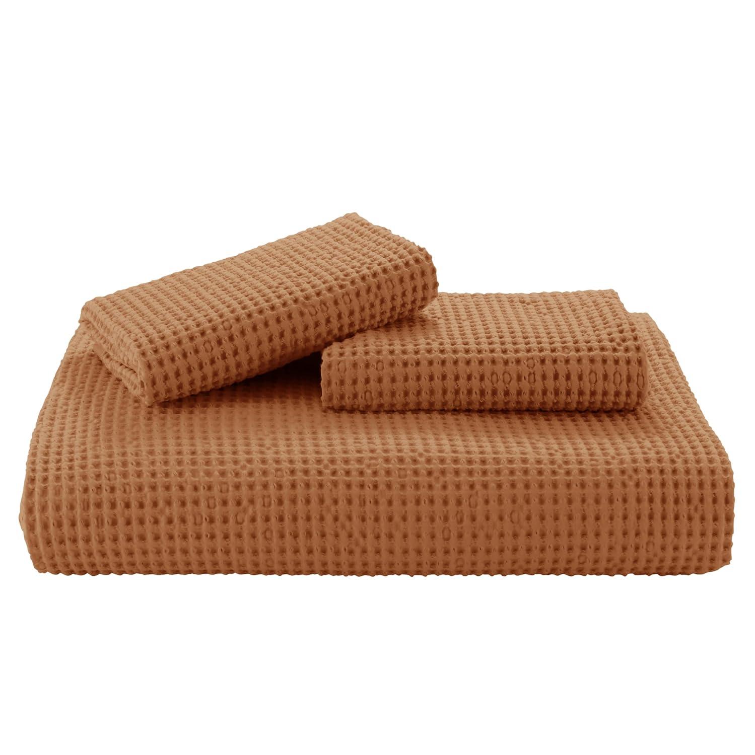 Bedsure Bedsure Cotton Duvet Cover Set - 100% Cotton Waffle Weave Coconut Duvet Cover