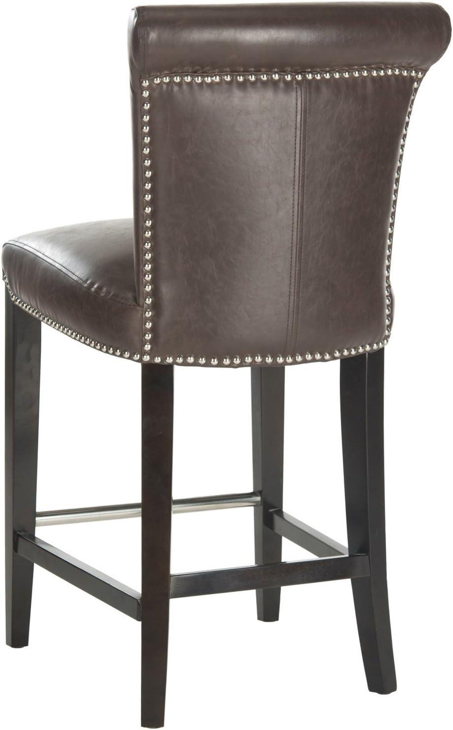 Darby Home Co Bowie Upholstered Counter Stool with Solid Wood Frame