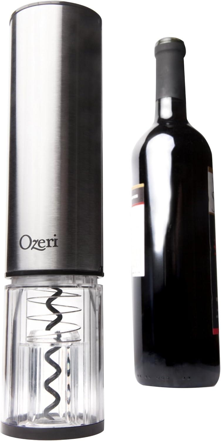 Ozeri Ozeri Extravo Electric Wine Opener in Stainless Steel with Auto Activation