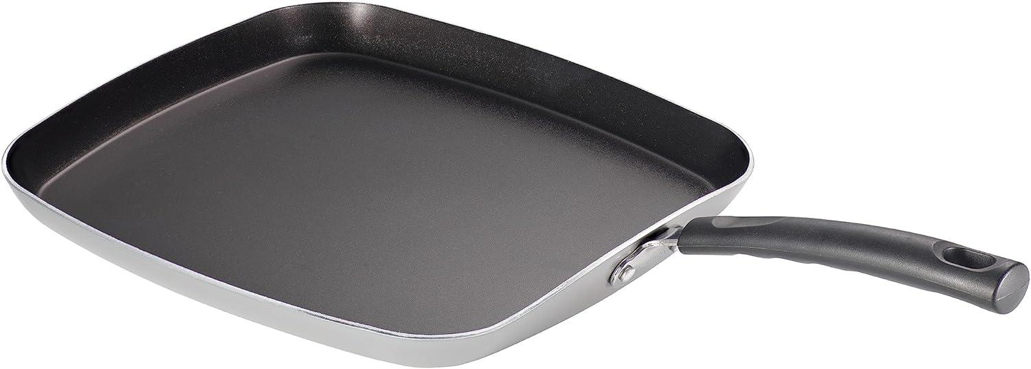 15-Piece Silver Nonstick Aluminum Cookware Set with Utensils