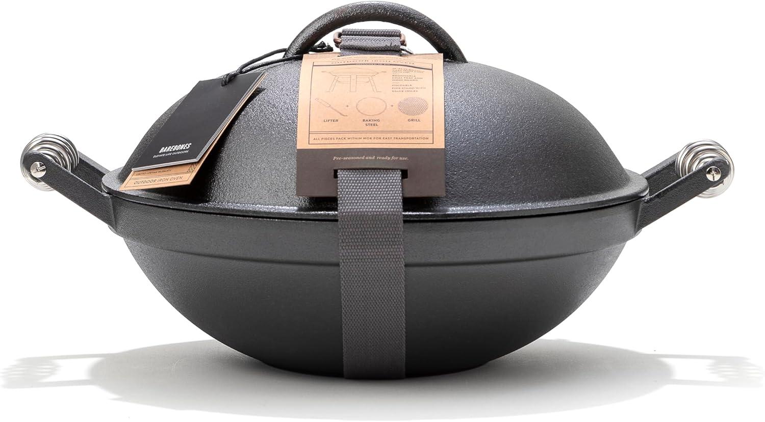 Barebones Black All-In-One cast iron grill