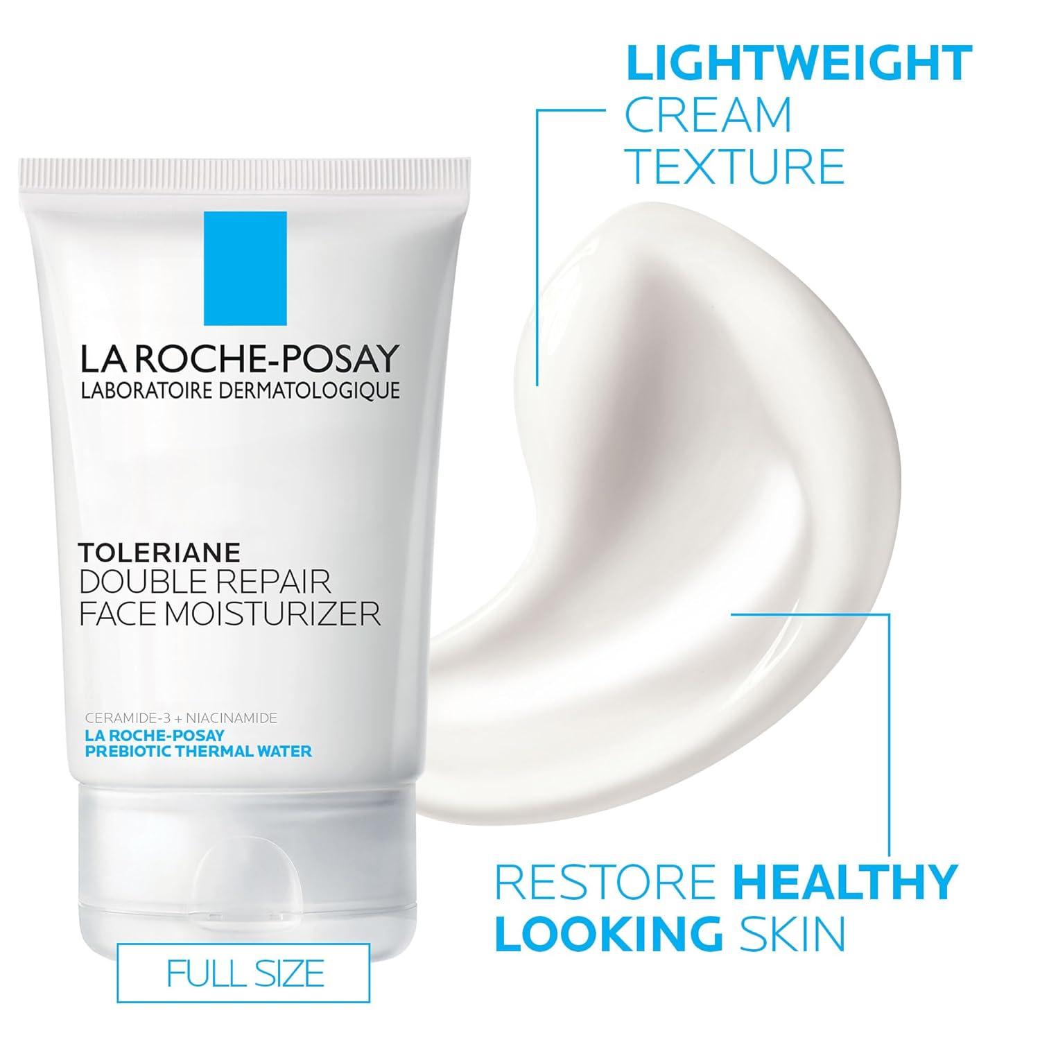 La Roche-Posay Travel Size Skin Care Set with Moisturizer and Cleanser