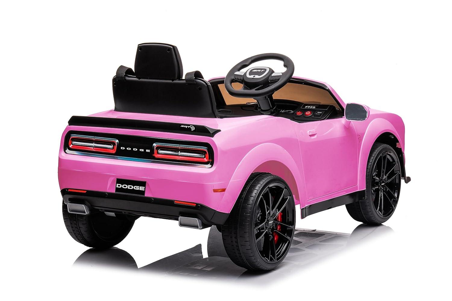 Best Ride On Cars DODGE Challenger 12V Pink