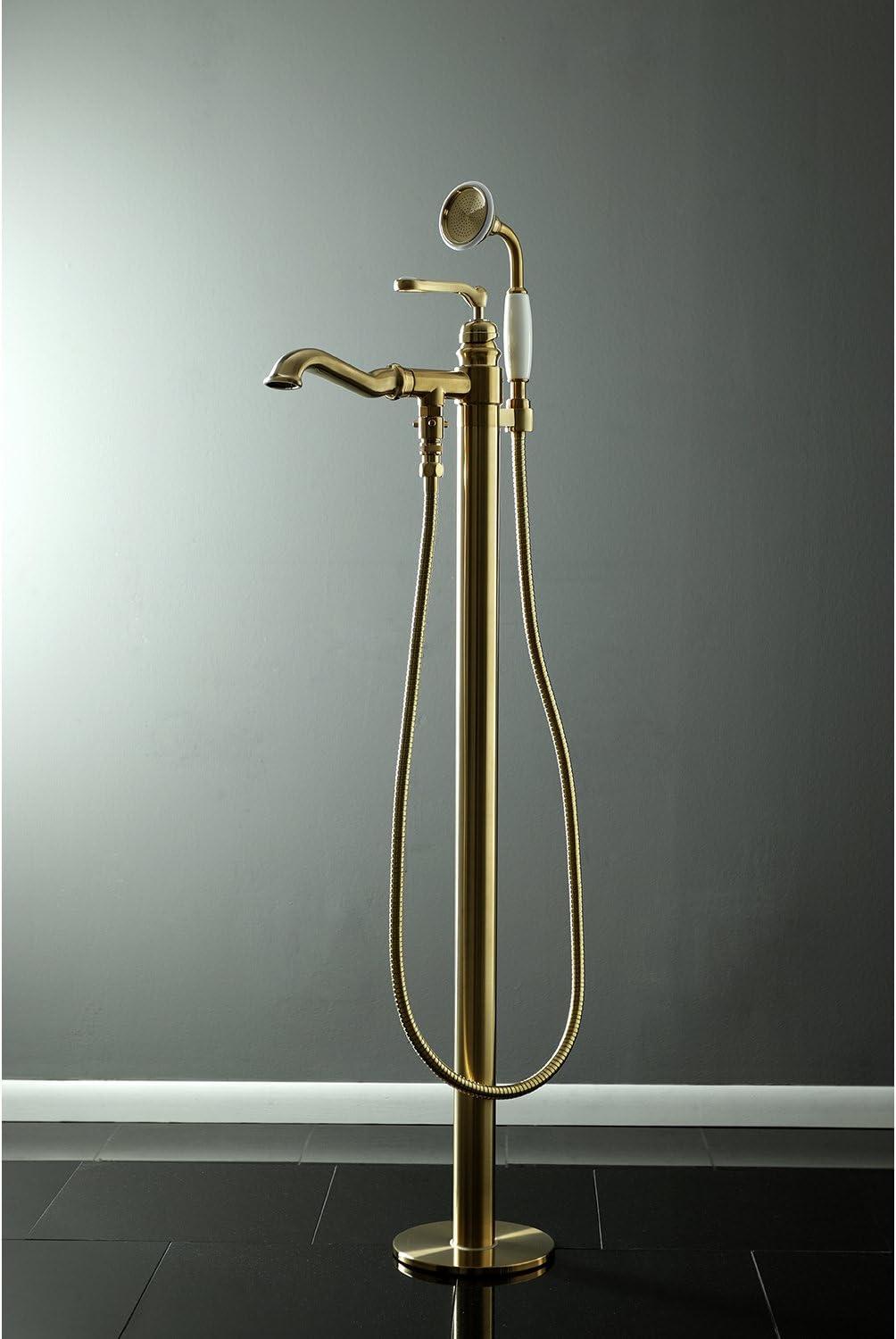 Kingston Brass Royale Single-Handle 1-Hole Freestanding Tub Faucet with Hand Shower