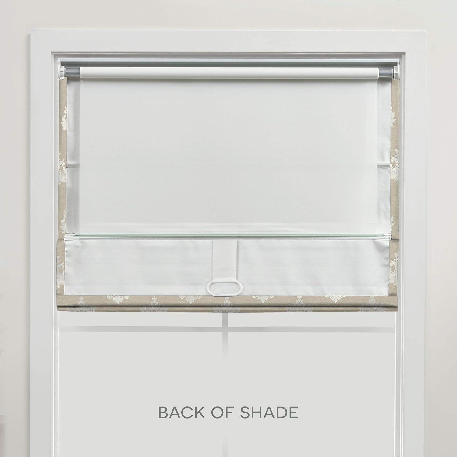 Amalgamated Textiles Exclusive Home Marseilles Damask 100% Blackout Roman Shade