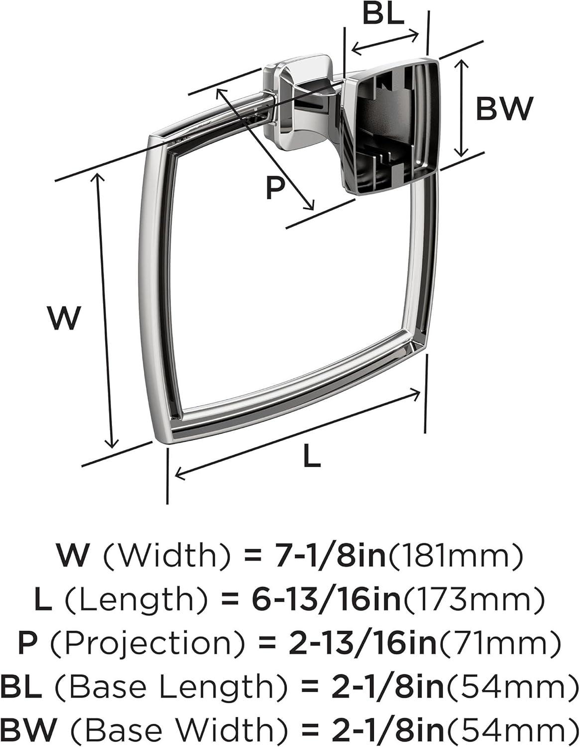 Amerock Revitalize Wall Mounted Towel Ring