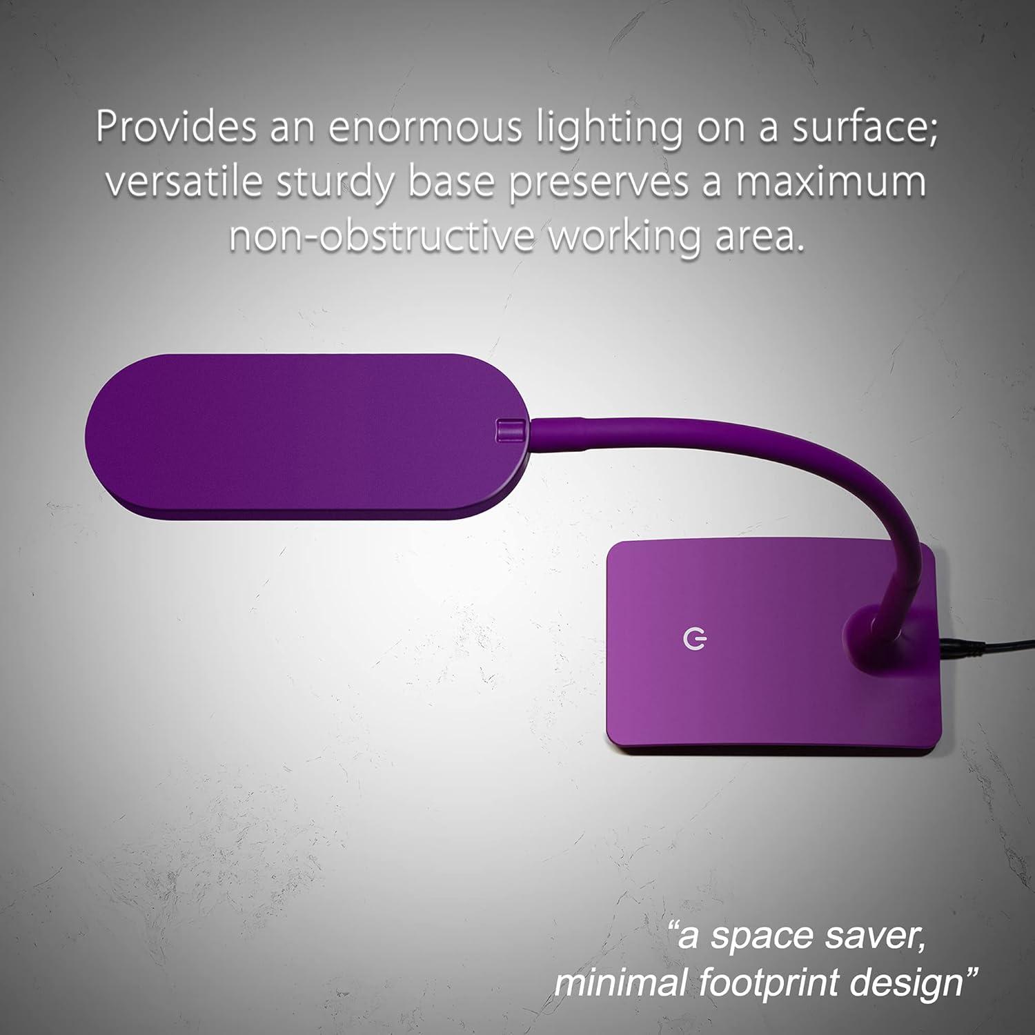 TW Lighting LED Desk Lamp with USB Charging Port Dimmable Study Home Office Lamps Black