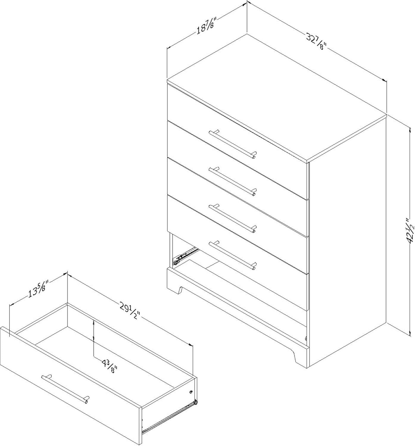 Primo 5 Drawer Chest