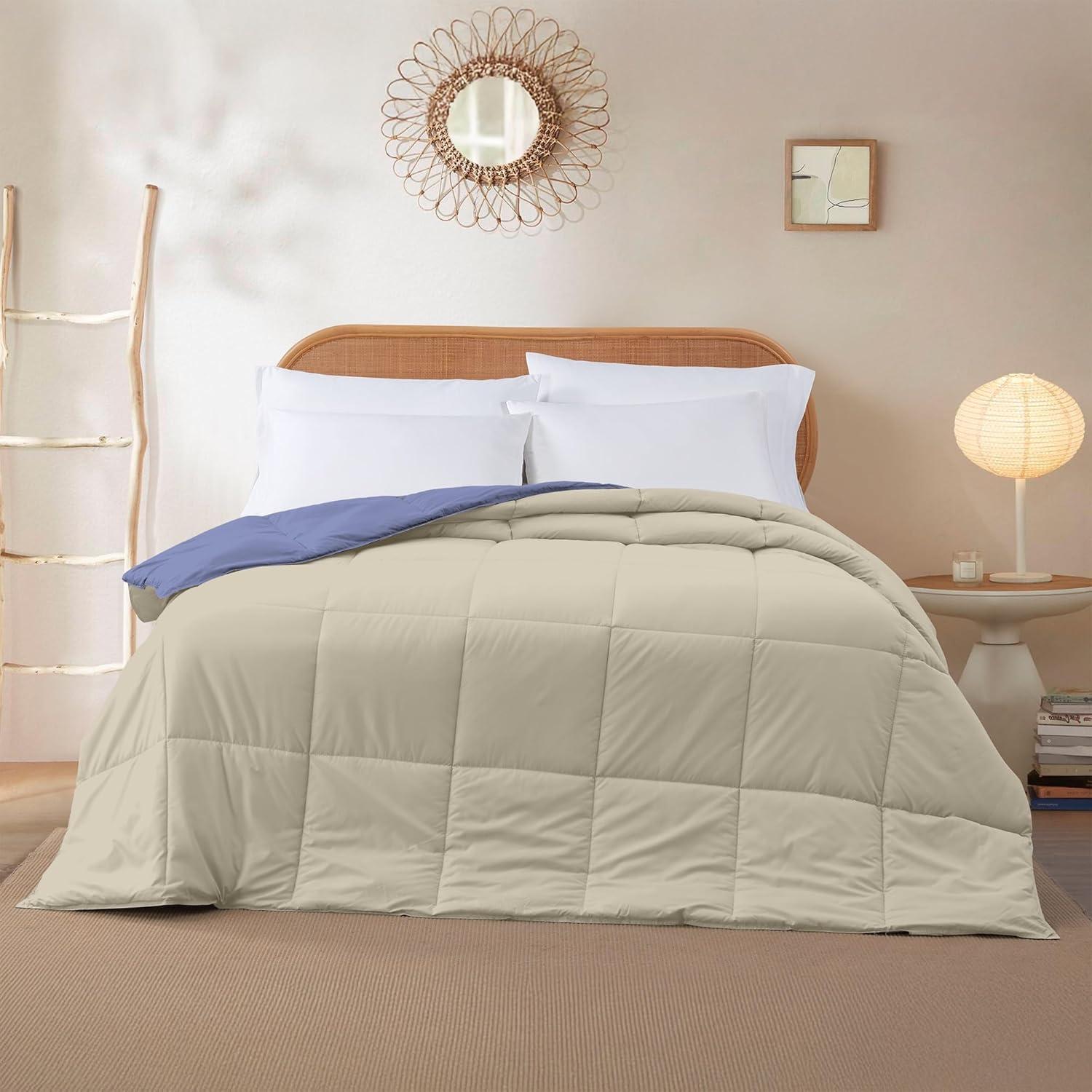 Modern Threads Modern Threads Comforter Duvet Insert, Reversible Quilted Down Alternative Comforter with Corner Tabs, All Season Bedding