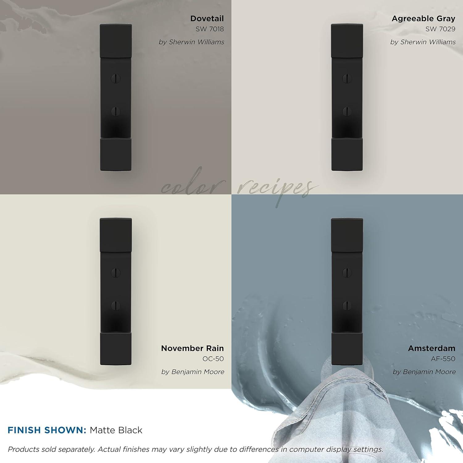 Amerock Bray Contemporary Double Prong Decorative Wall Hook