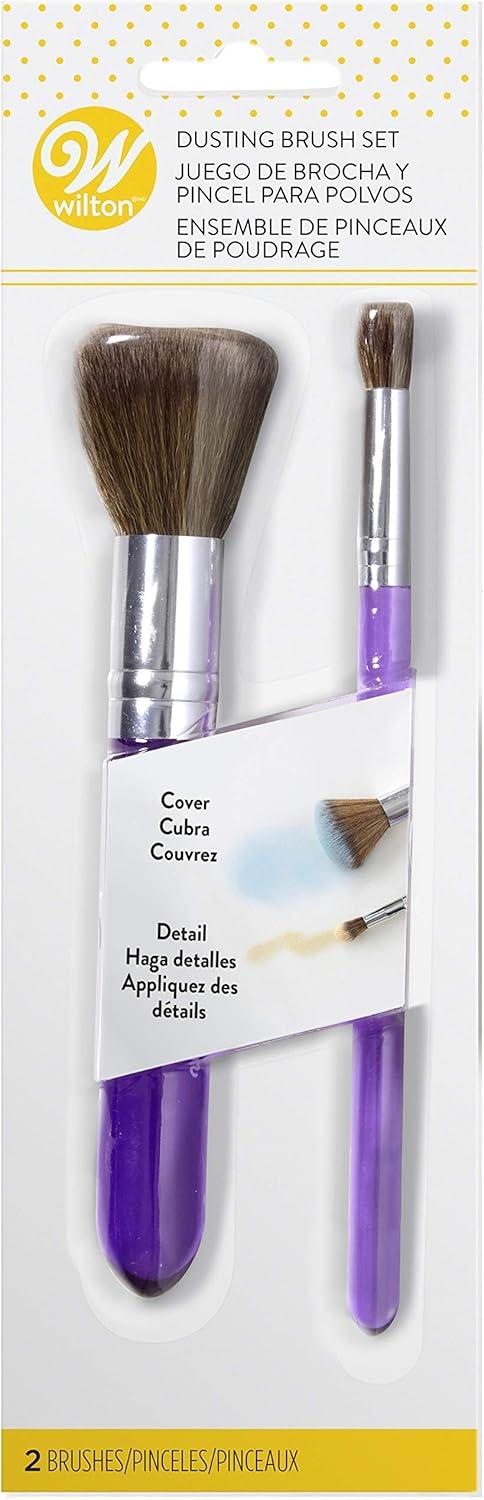 Purple Synthetic Bristle Cake Decorating Brush Set