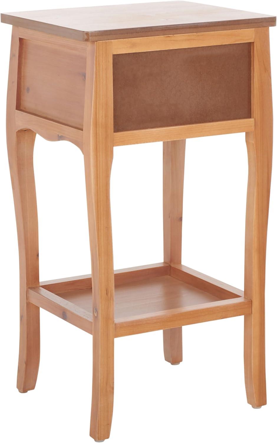 Thelma End Table - AMH6619C - Honey Natural - Safavieh Couture