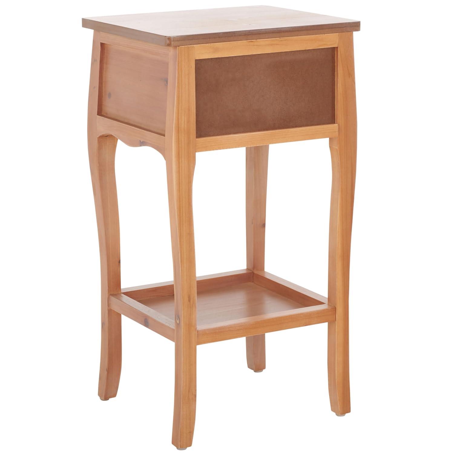 Thelma End Table - AMH6619C - Honey Natural - Safavieh Couture