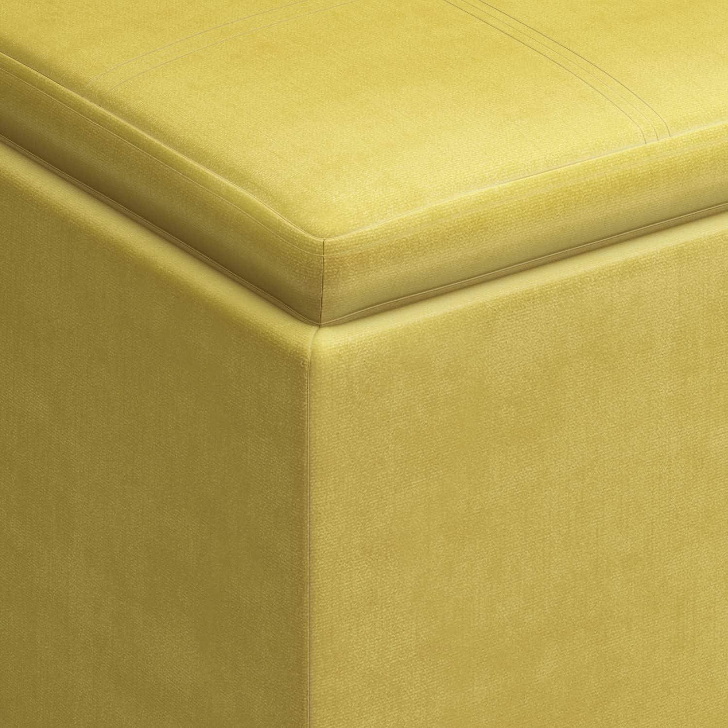 Rockwood Velvet Ottoman