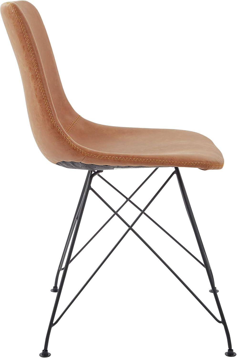 Carbon Loft  Levant Chair (Set of 2) Charcoal Leather