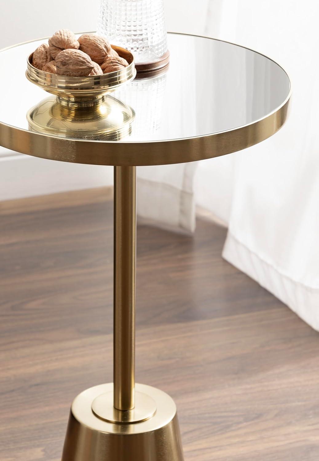 Kate and Laurel Tira Round Side Table