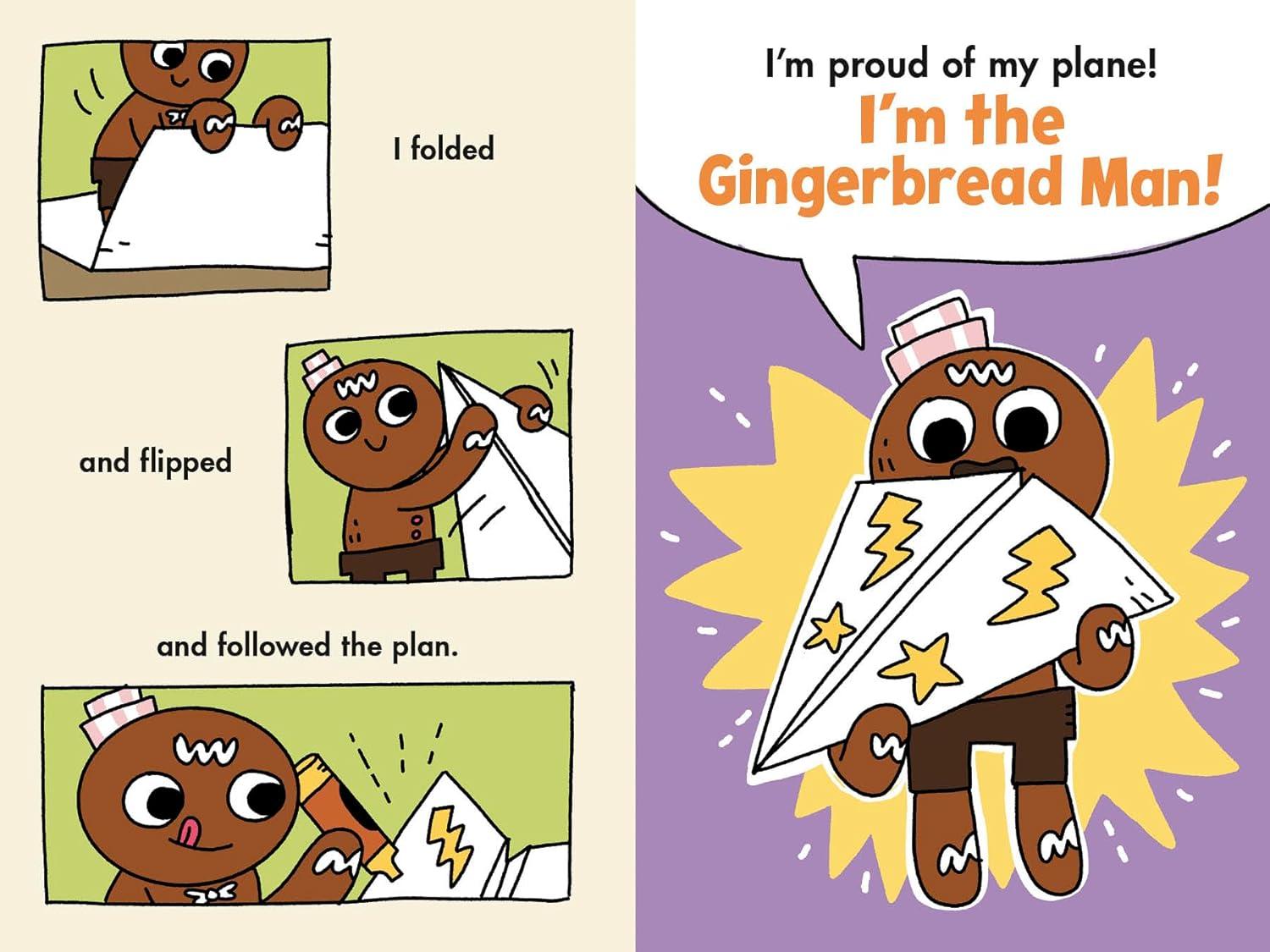The Gingerbread Man: Paper Airplanes on the Loose: A Graphic Novel - (The Gingerbread Man Is Loose Graphic Novel) by  Laura Murray (Paperback)