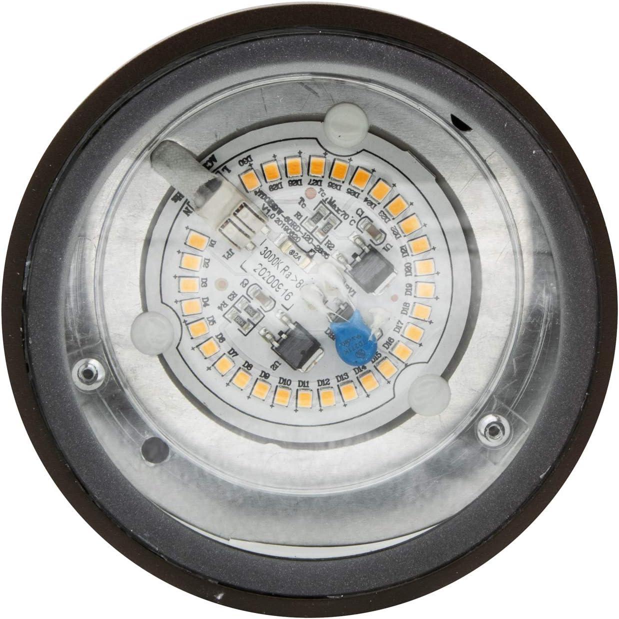 Maxxima LED Cylinder Outdoor Wall Wash, Sconce Light, 12 Watt, 840 Lumens, 3000K Warm White, Dusk to Dawn Sensor