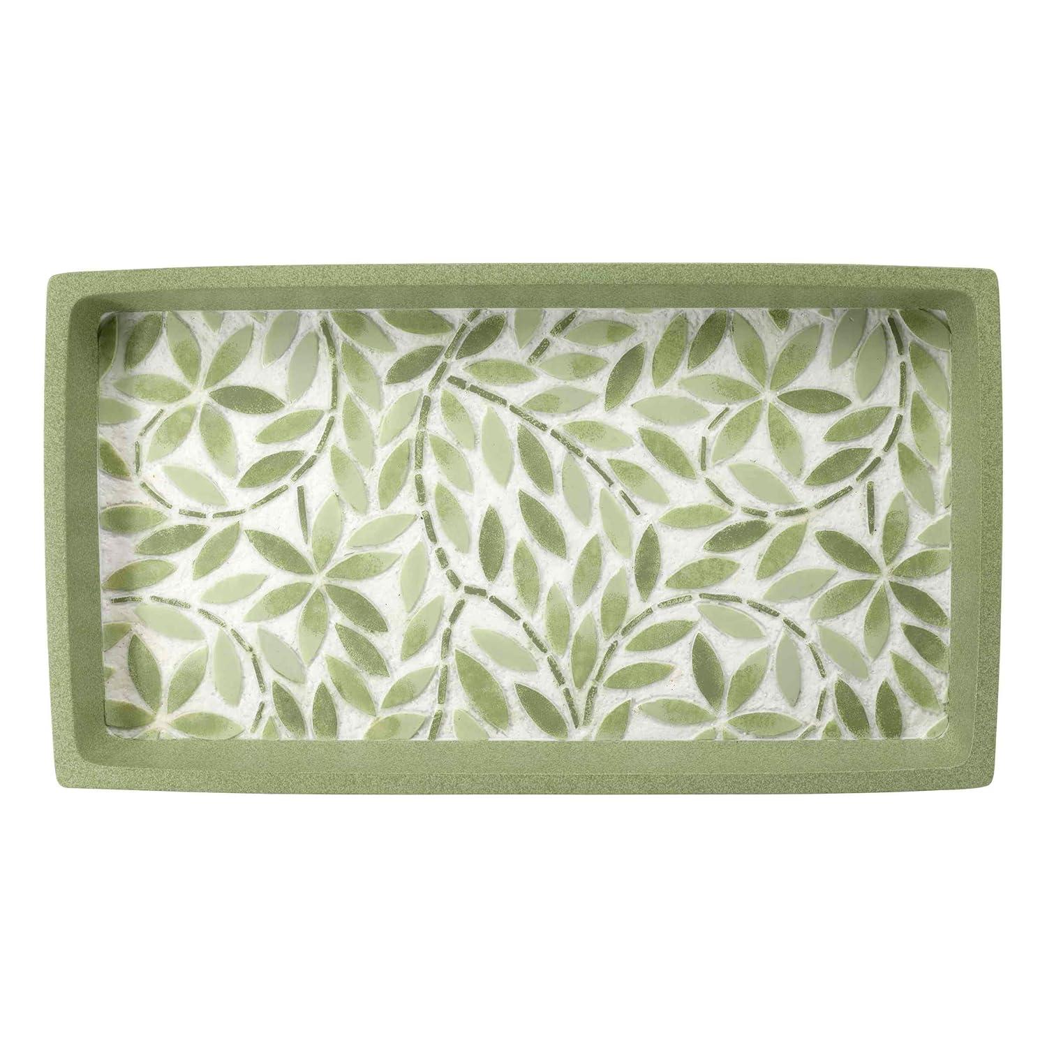 Avanti Linens Stratford Green Tray