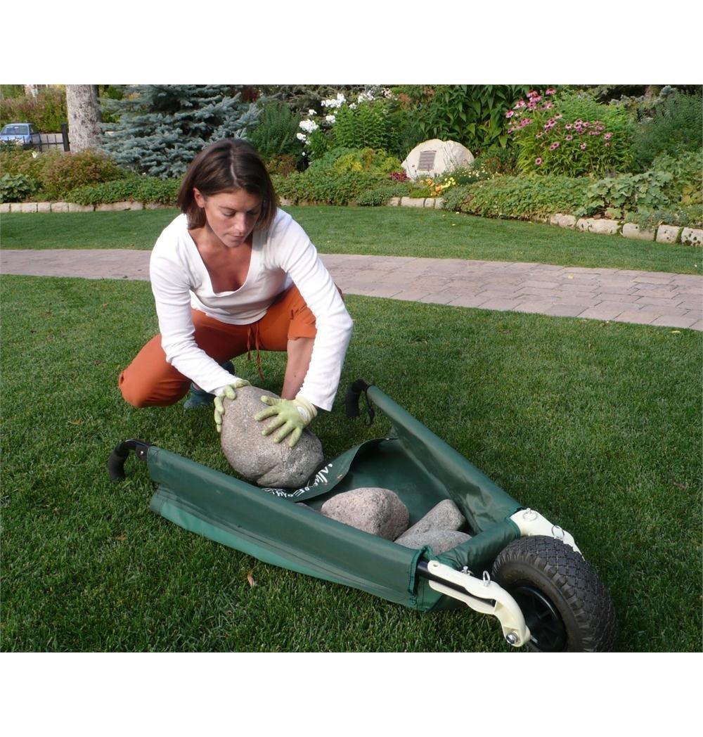 Allsop Home & Garden 28162 Glow Wheel Easy LE Folding Yard Cart