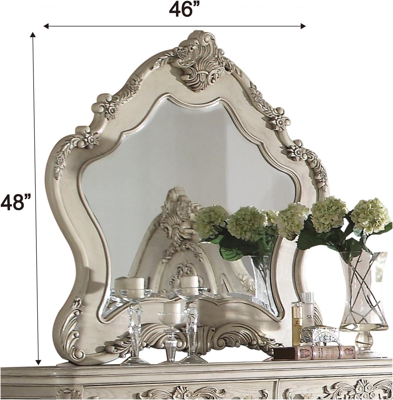 Acme Furniture Ragenardus Dresser Mirror Antique White