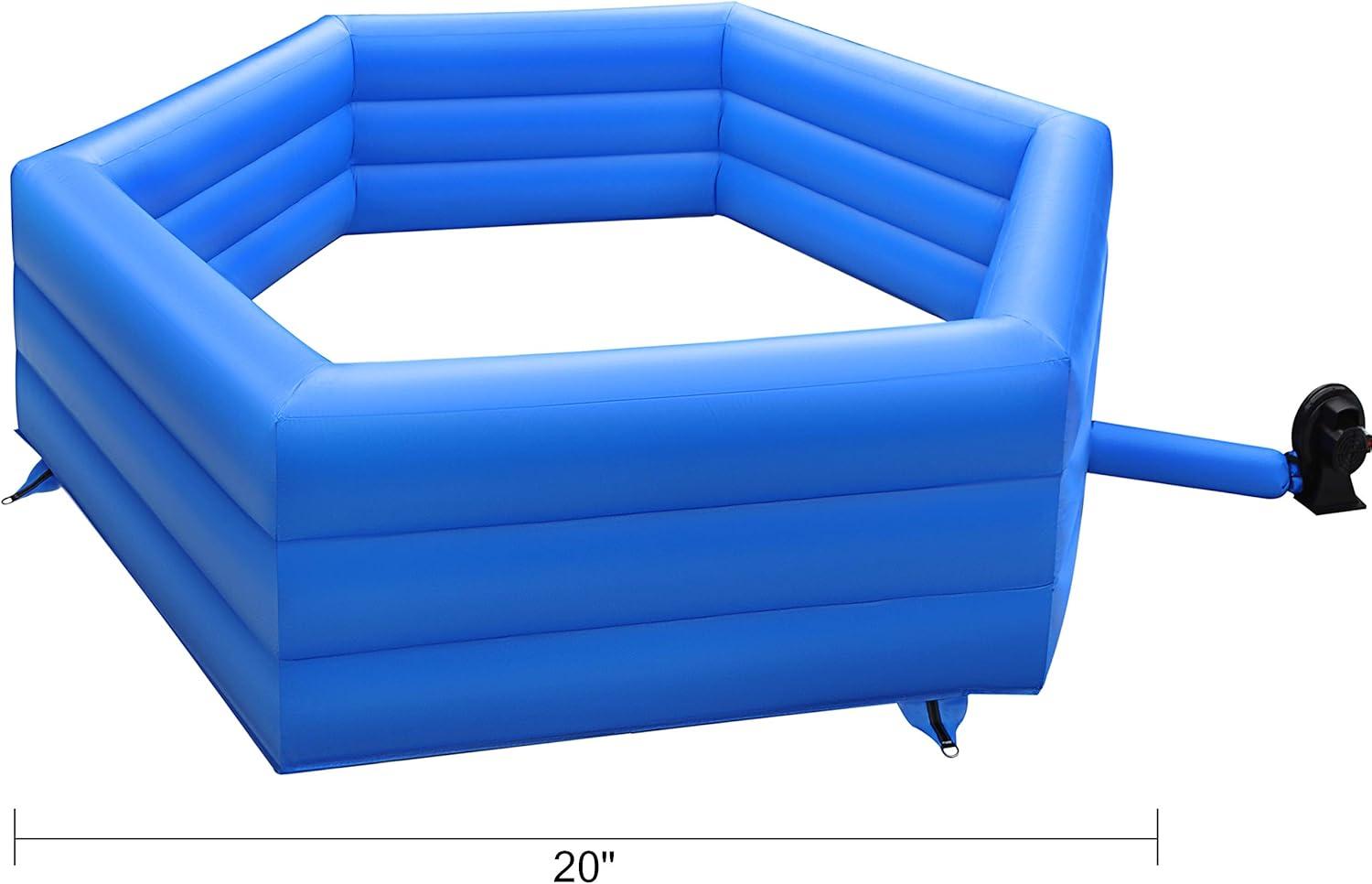 VEVOR Gaga Ball Pit Inflatable, 20 ft Gagaball Court with Electric Air Pump, Inflates in Under 3 Minutes for Outdoor Indoor School Family Activity