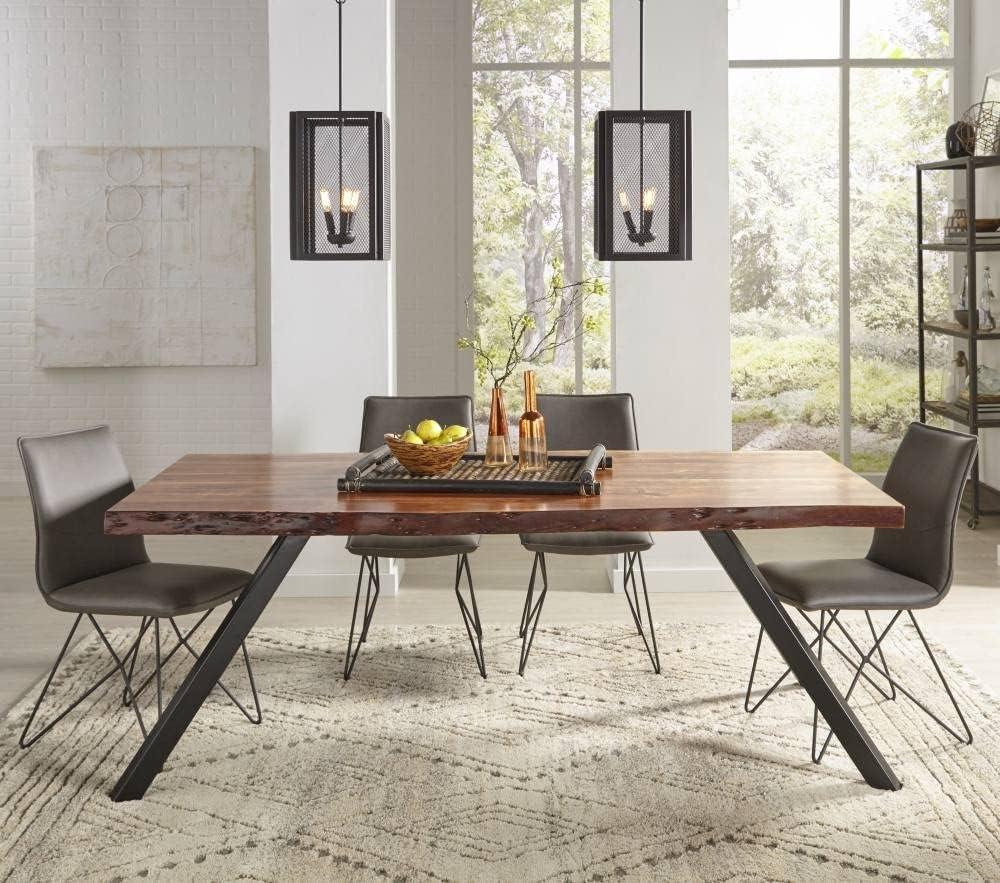 Modus Reese Solid Wood Dining Table in Natural Acacia