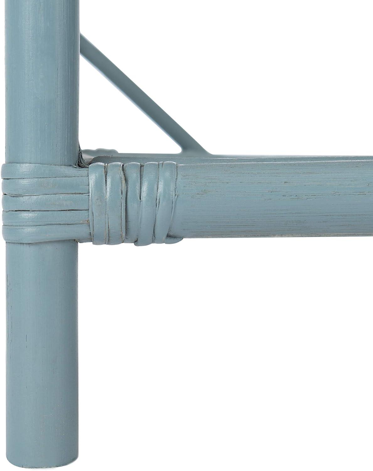 Roya 1 Drawer 1 Shelf Nightstand - Blue Grey/Natural - Safavieh.