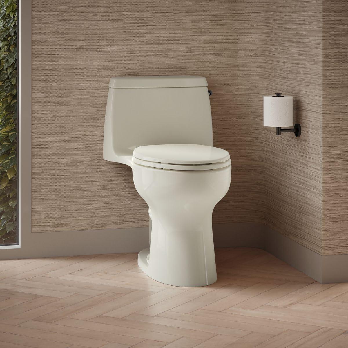 Santa Rosa Comfort Height One-Piece Compact Elongated 1.28 Gpf Toilet With Revolution 360 Swirl Flushing Technology