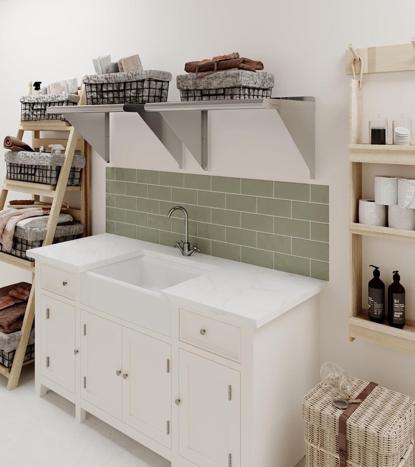 Amgood Utility Metal Wall Shelf.