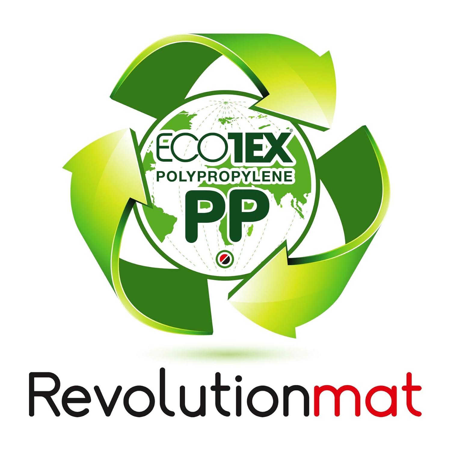 Floortex® Cleartex  Revolutionmat Polypropylene Rectangular Chair Mat for Carpets