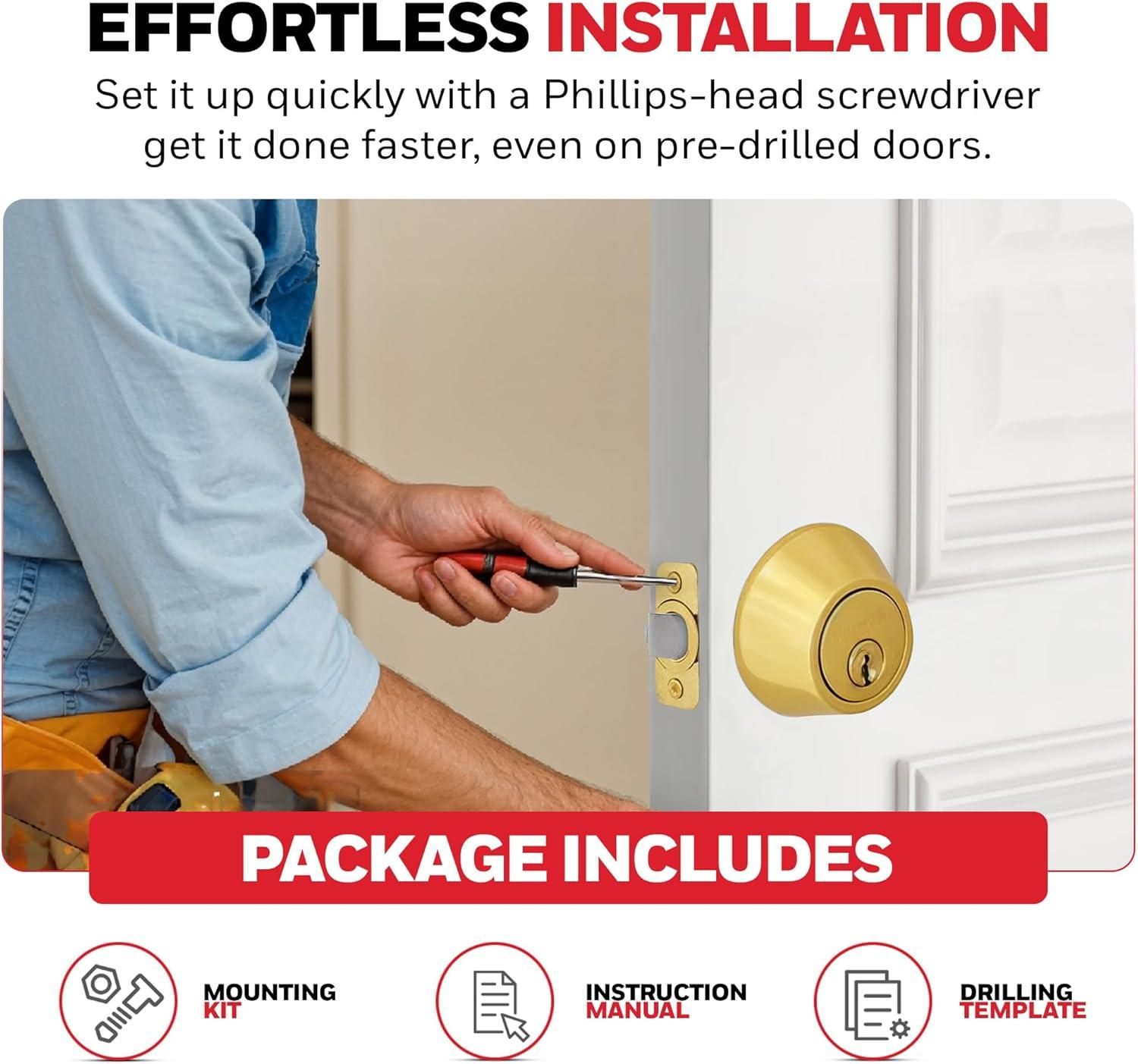 Single Cylinder Deadbolt