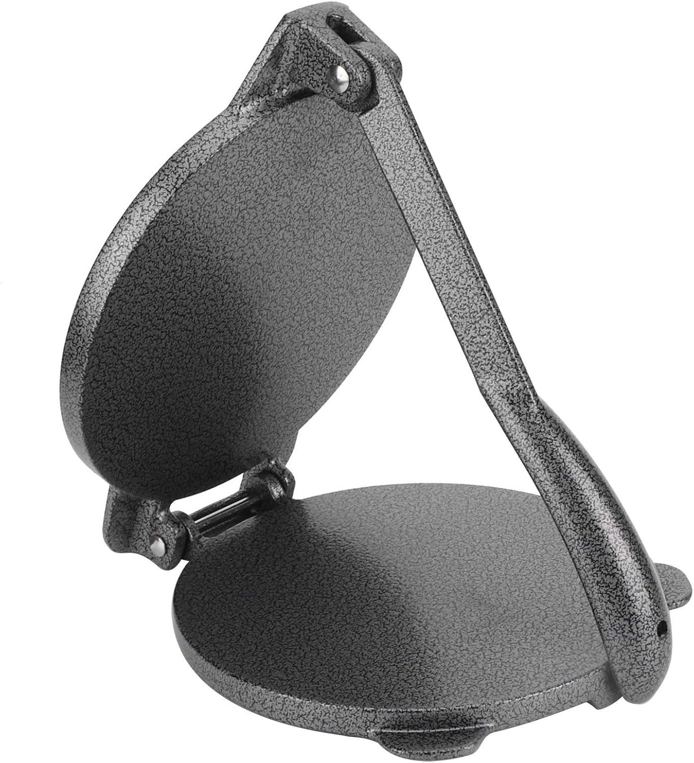 Gray Cast Iron Non-Stick 6.5-Inch Tortilla Press