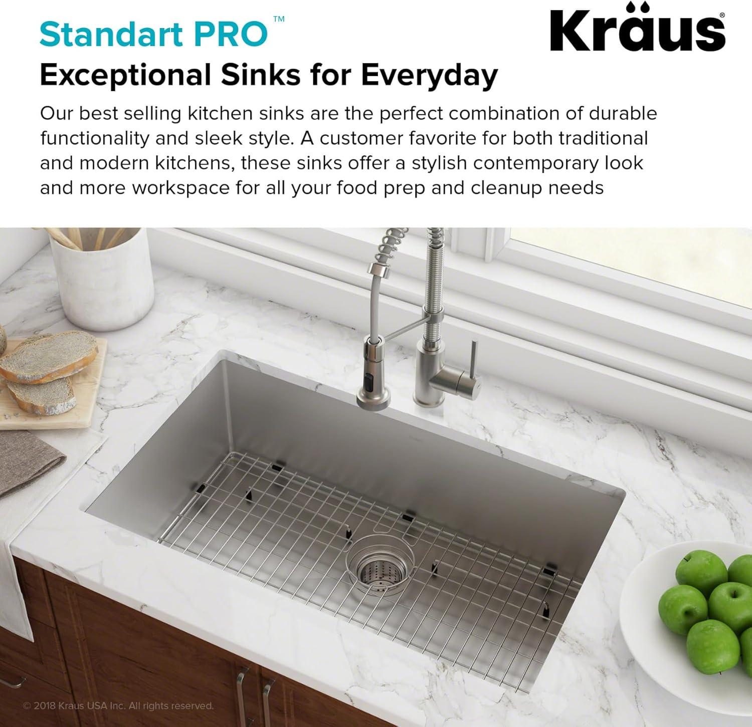 28-Inch Stainless Steel Undermount Single Bowl Kitchen Sink