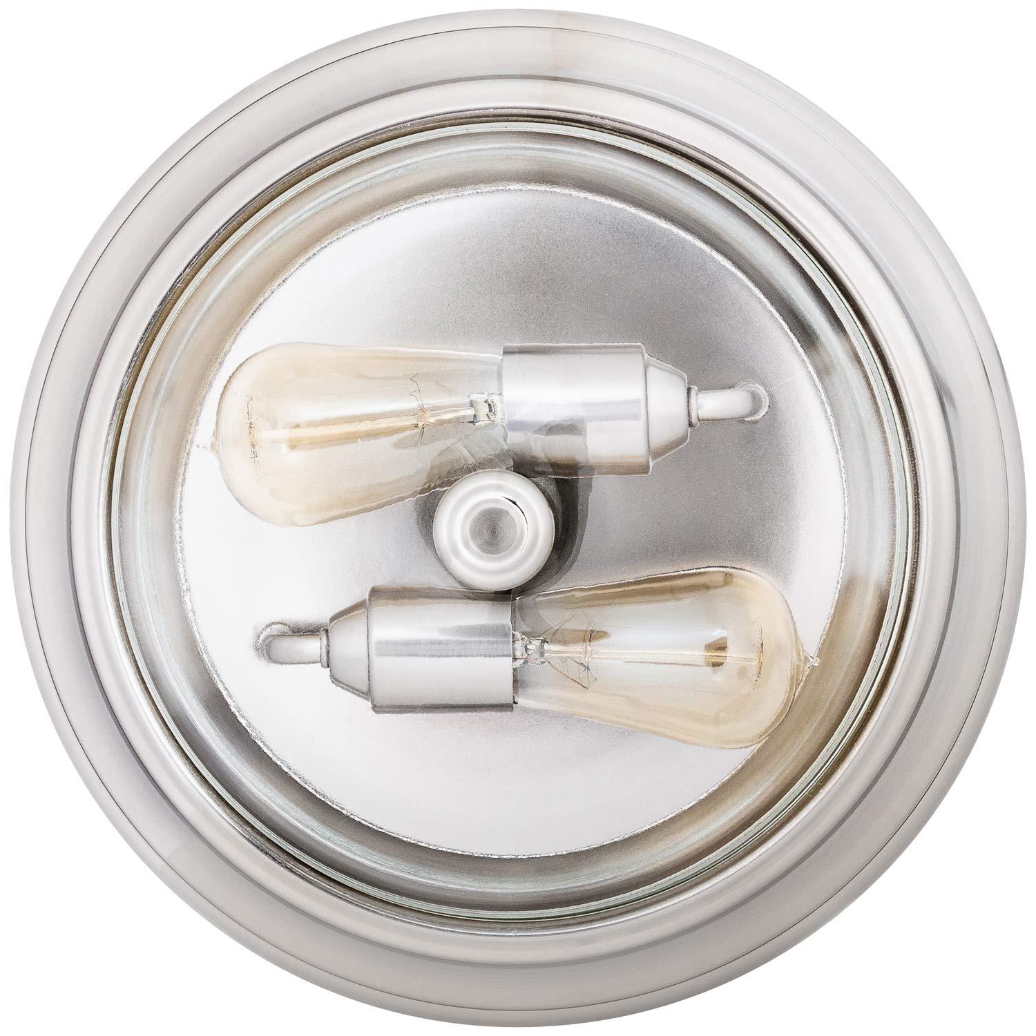 Prominence Home 51380-01 Design Series Flushmount Lighting, 13, Brushed Nickel