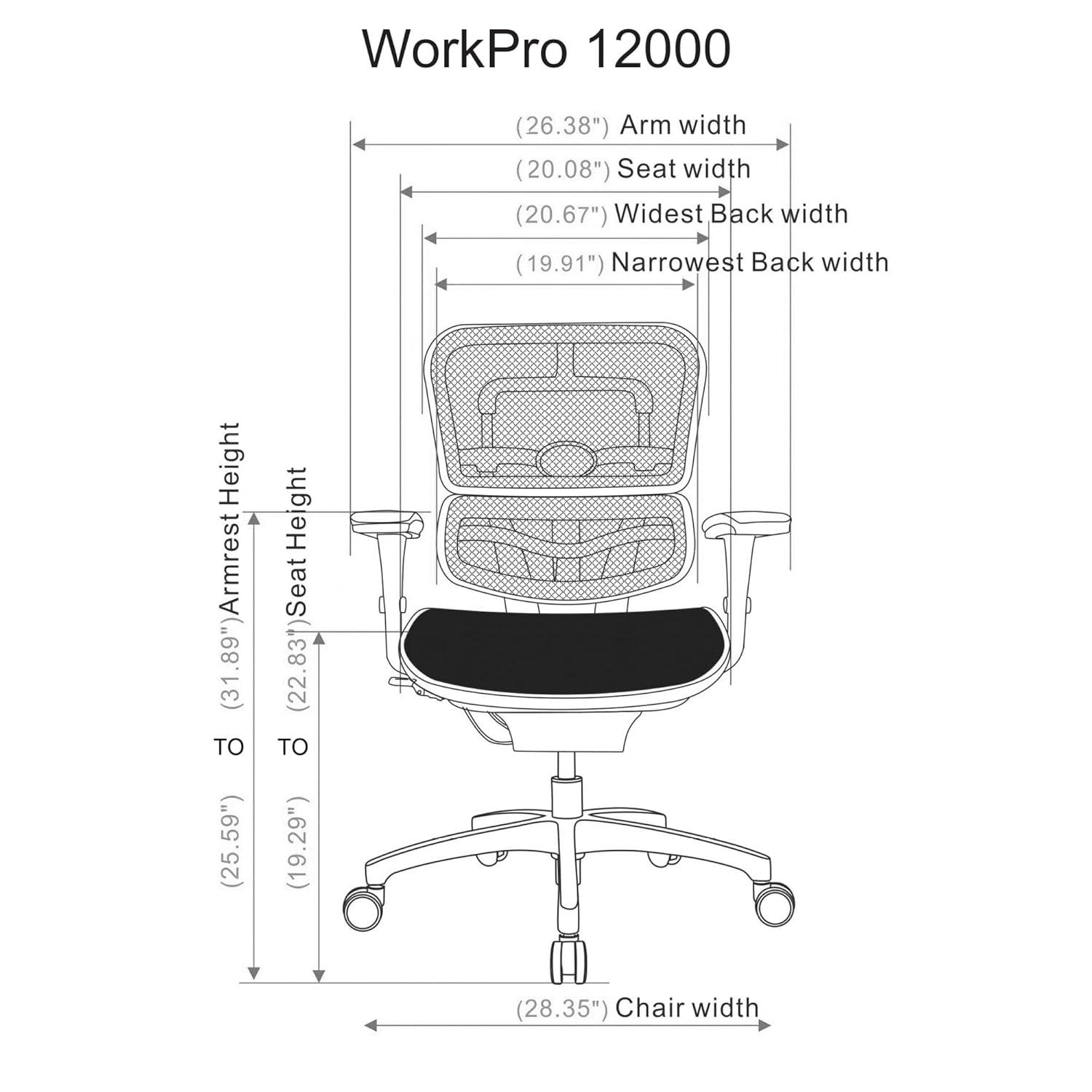 Black Mesh and Fabric Mid-Back Swivel Executive Chair