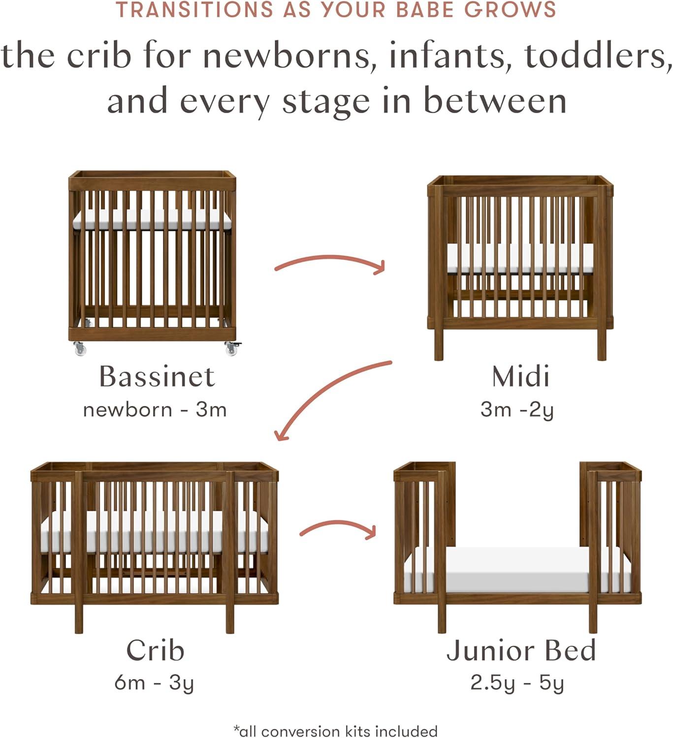 Pogo 8-in-1 Convertible Crib