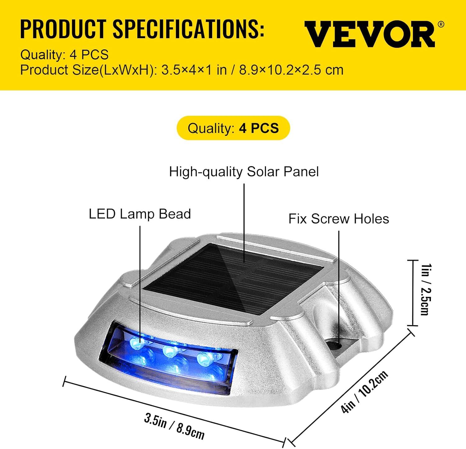 Solar Blue Aluminum LED Pathway Lights Multipack