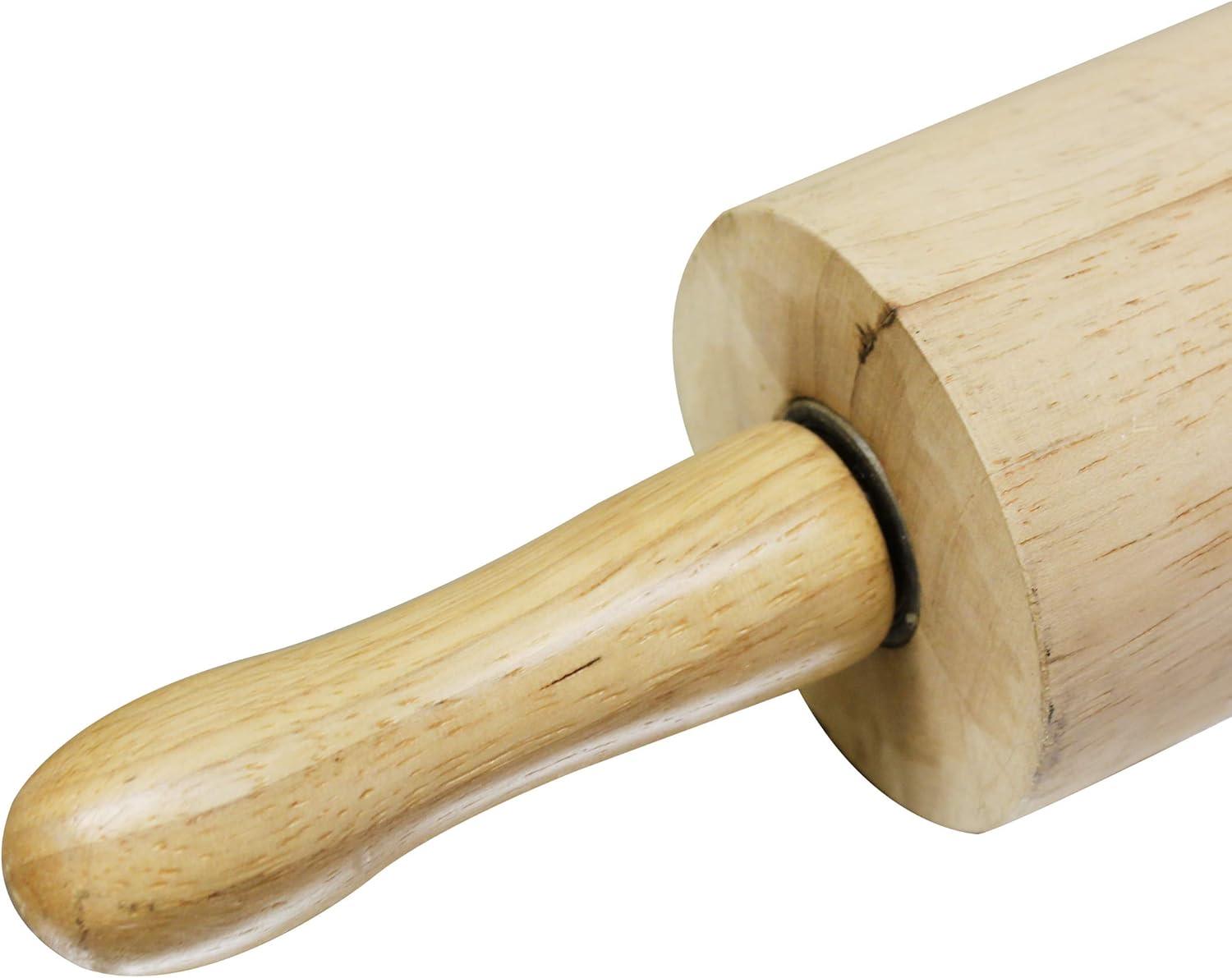 Thunder Group Inc. Wood Standard Rolling Pin